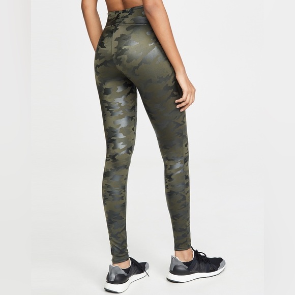 Spanx | faux leather | camo leggings - Picture 2 of 16